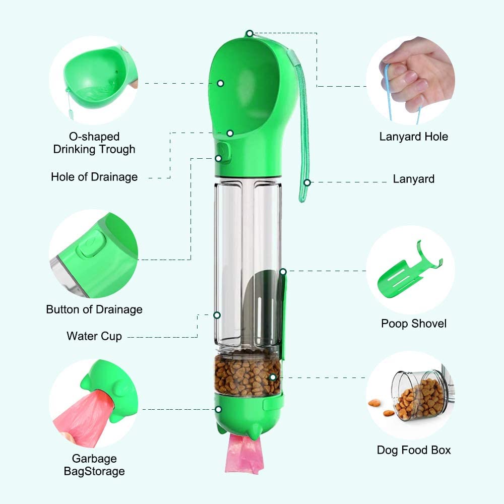 The Bark and Fetch Multi-Purpose Dog Bottle